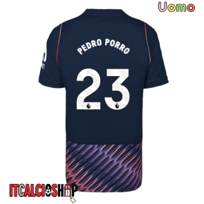 Tottenham Hotspur Pedro Porro #23 Seconda Maglia 2026-27 Manica Corta